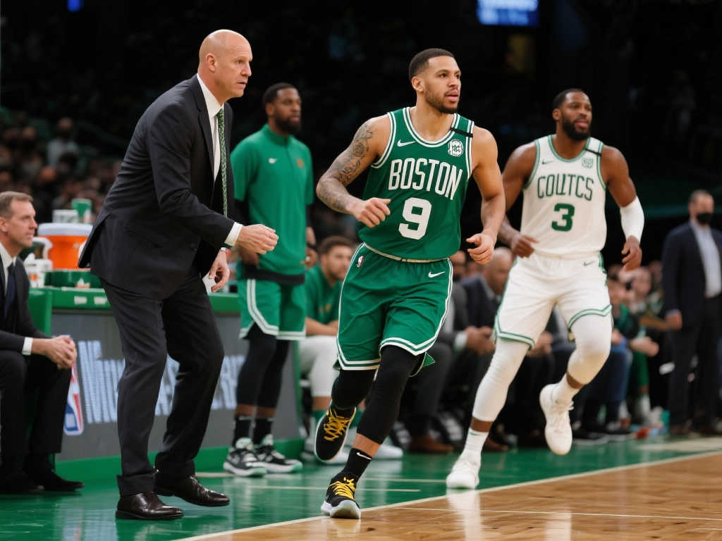 [流言板]0-1落后！凯尔特人官方发布杰伦-布朗赛场图：冷静调整再出发